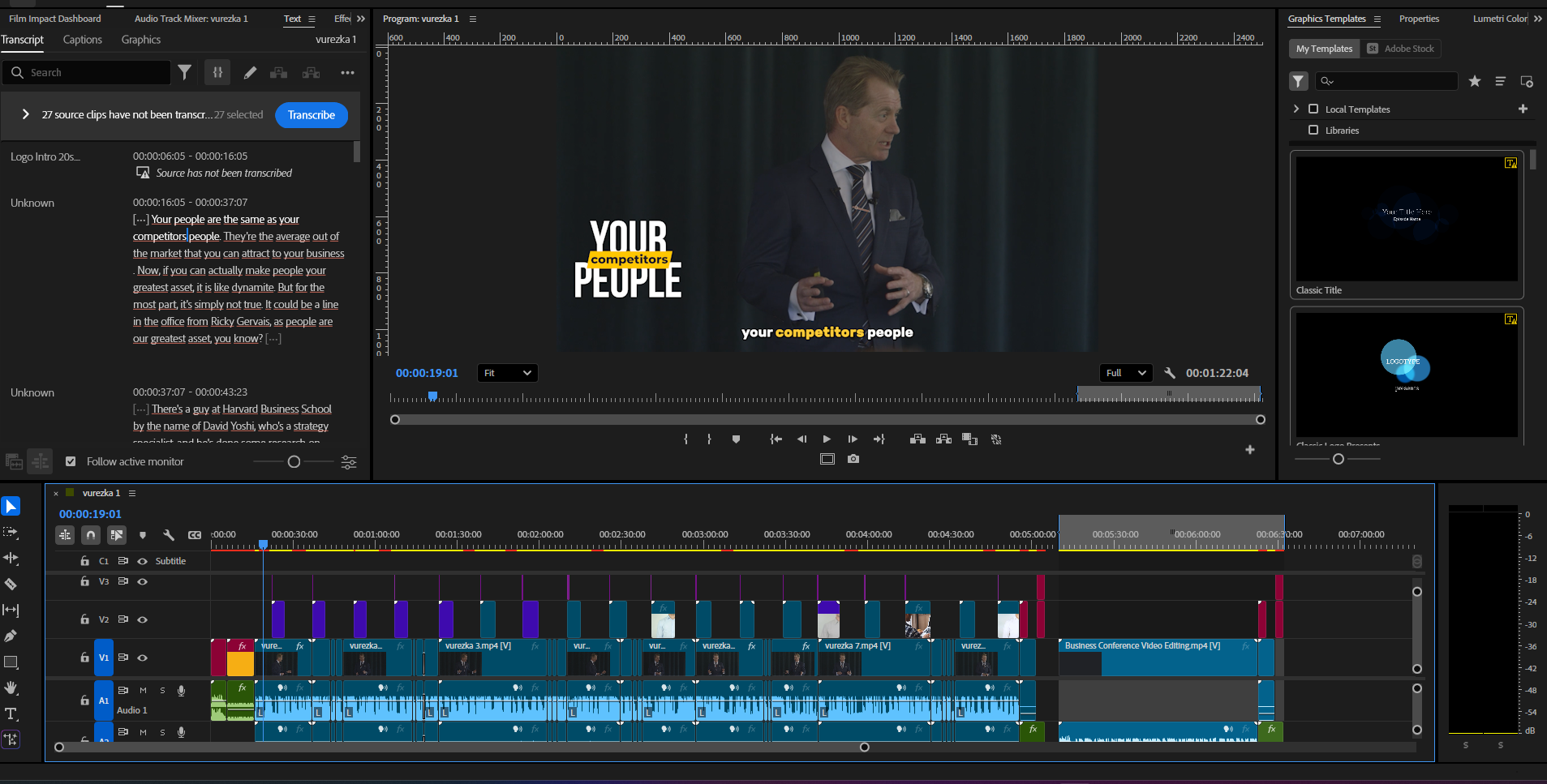 Business Video schneiden lassen – Konferenz und Event Schnitt