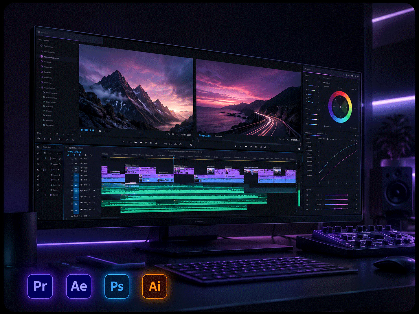 Professioneller Videoschnitt und Motion Design für YouTube und Social Media